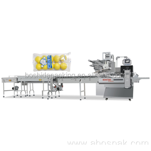 Automatic dumpling horizontal pillow bag packing machine